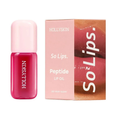 Увлажняющее масло для губ HOLLYSKIN So Lips Peptide Lip Oil 007 Rosy Gleam