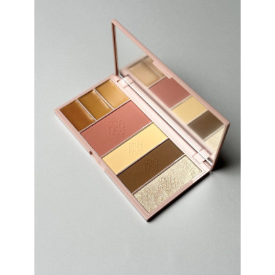 Палетка для контуринга лица ANGELIC Correction Palette Bogenia BG906 №002