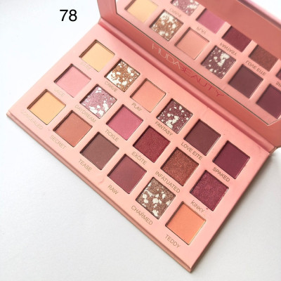 Палетка теней для макияжа Huda Beauty Nude 18 цветов №78