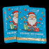 Тканевая маска для лица с гиалуроновой кислотой SADOER Merry Christmas Hyaluronic Acid Hydration