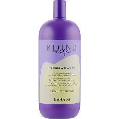 Шампунь для осветленных и седых волос Inebrya No Yellow Blondesse 1000 ml