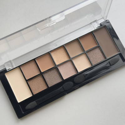 Палитра теней для век 12 цветов NUDE EYESHADOW PALETTE Triumph CTE24 №01