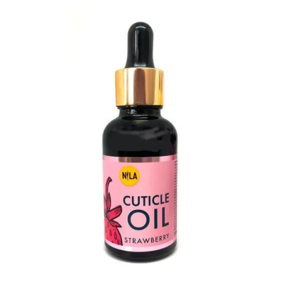 Масло для кутикулы Nila Cuticle OIL с пипеткой, 30 мл клубника