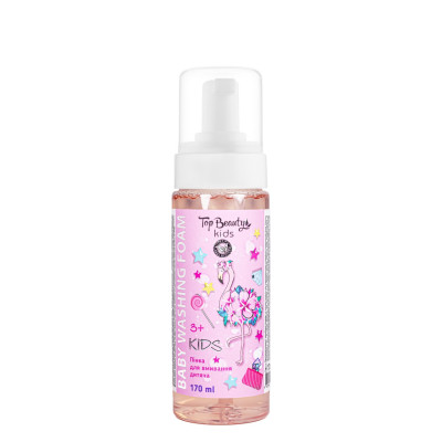 Пенка для умывания детская 3+ 170 мл Top Beauty