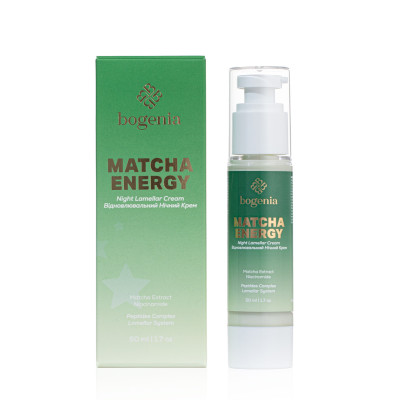 Ночной ламеллярный крем с матчей Matcha Lamellar Nihgt Cream Bogenia BG459 002 50 мл