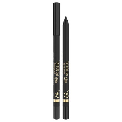 Гелевый карандаш для глаз GOLDEN ROSE TATTOO GEL EYEPENCIL 101 Noir