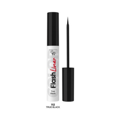Жидкая подводка для глаз Golden Rose Flash Liner Eyeliner 112 True Black