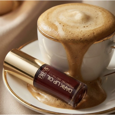 Масло для губ Dark Lip Oil Bless Beauty 03 Coffee Crema