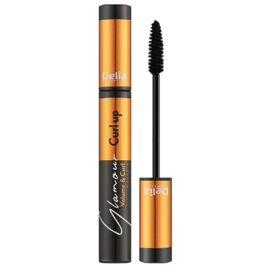 Підкручуюча туш для вій Delia Glamour Volume&Length Mascara Curl-UP