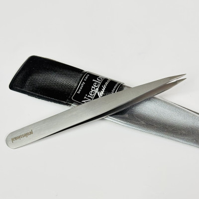 Пінцет професійний для брів Niegelon Professional Titan (точковий) 06-0809