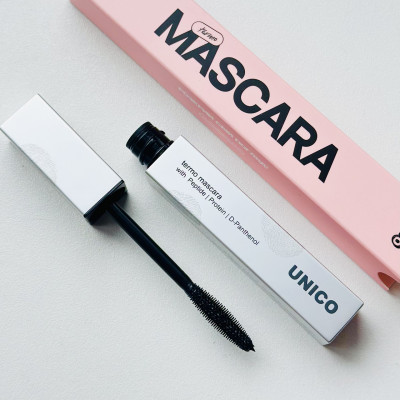 Термотушь черная BLACK TERMO MASCARA with peptides UNICO