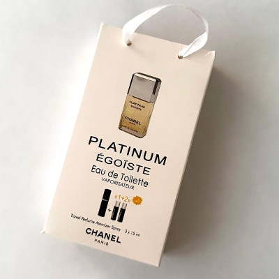 Духи мужские 3в1 Travel Perfume "Platinum Egoiste" 45 мл