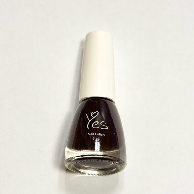 Лак для нігтів Yes mini коричневий