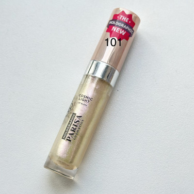 Блиск для губ Parisa Cosmetics LG-612 з голографічним ефектом 101