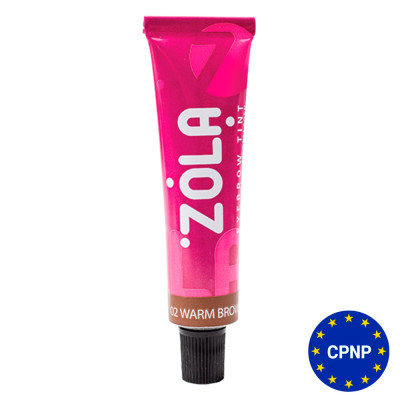Краска для бровей с коллагеном Eyebrow Tint With Collagen Zola 15 мл 02 Warm Brown