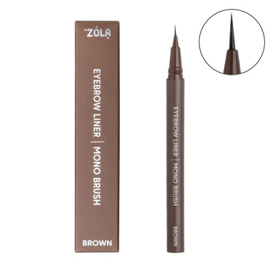 Лайнер для бровей Eyebrow Liner Mono Brush Zola Brown