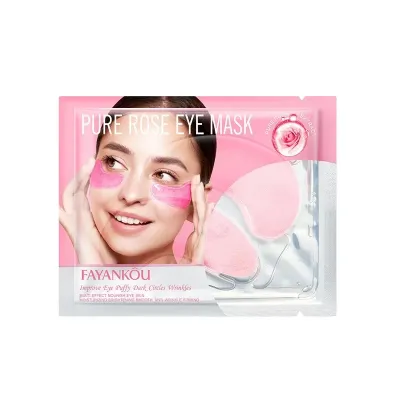 Патчи для кожи вокруг глаз FAYANKOU Pure Rose Eye Mask