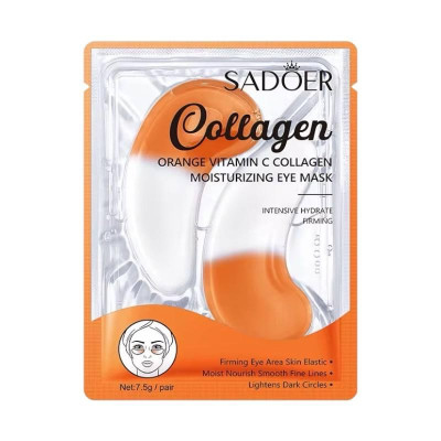 Патчи под глаза коллагеновые Sadoer Collagen Orange Vitamin C Moisturizing Eye Mask, 2шт