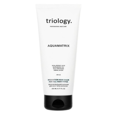 Увлажняющий бальзам для всех типов волос Aquamatrix Triology 200 мл