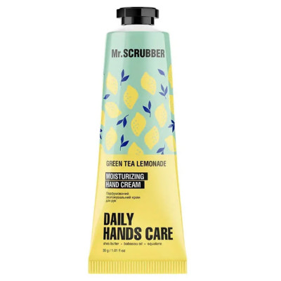 Парфюмированный увлажняющий крем для рук Green Tea Lemonade Mr.SCRUBBER 30 г