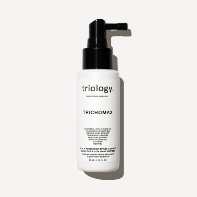 Cпрей-активатор для восстановления роста волос, склонных к выпадению Trichomax Triology 80 мл