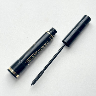 Тушь для ресниц LOreal Telescopic Carbon Black разделяющая, удлиняющая черная 8ml