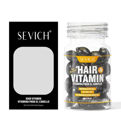Витаминные капсулы для волос Sevich Hair Vitamin Kemiri (черные) 30 шт