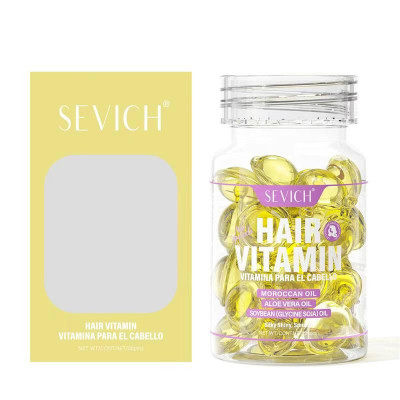 Витаминные капсулы для волос Sevich Hair Vitamin Aloe Vera (желтые) 30 шт