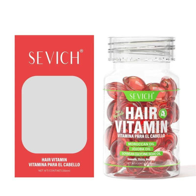 Витаминные капсулы для волос Sevich Hair Vitamin Jojoba Oil (красные) 30 шт
