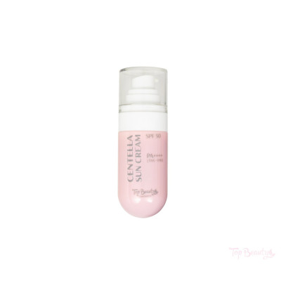 Крем для лица солнцезащитный с центеллой Centella Sun Cream SPF 50 PA+++ UVA/UVB Top Beauty 50 мл