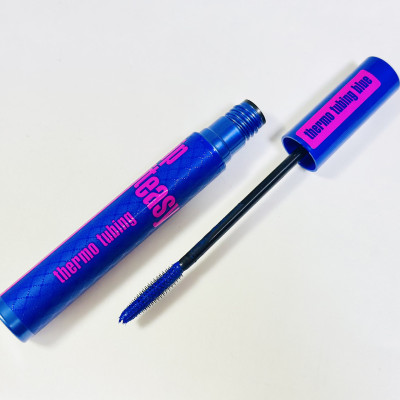 Туш для вій чорна Relouis Strip It Easy Thermo Tubing об'ємна СИНЯ