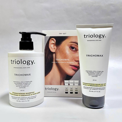 Набор косметики для волос Trichomax Triology (шампунь, бальзам, try set)