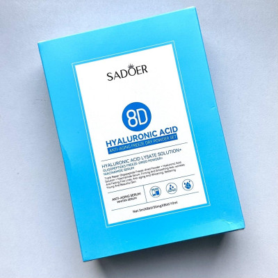 Подарочный набор Sadoer 8D Hyaluronic Acid Anti-Aging Freeze Dry Powder антивозрастной эффект 179-1