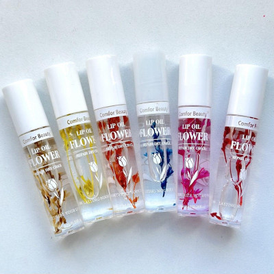 Масло-Блеск для губ роликовый Lip Oil Flower Comfor Beauty Цветок 6-213