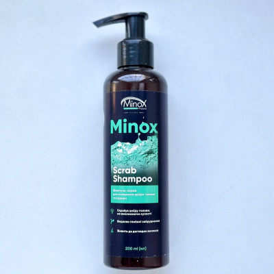 Шампунь-скраб для очищения кожи головы и бороды Minox Scrub Shampoo 200 мл