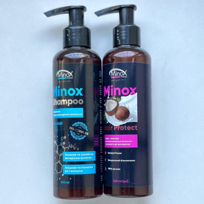 Набор косметики от выпадения волос Minox (шампунь + крем-бальзам)