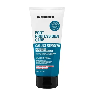 Гель-кератолитик для удаления загрубевшей кожи и натоптышей Foot Professional Care Callus Remover Mr.SCRUBBER 200 мл