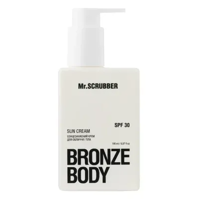Солнцезащитный крем для лица и тела SPF 30 Bronze Body Mr.SCRUBBER 150 мл