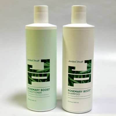 Набор косметики для волос с розмариновым маслом ROSEMARY BOOST Jerden PROFF (шампунь 400 мл + кондиционер 400 мл)
