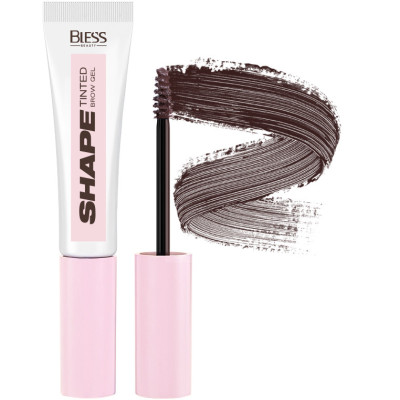 Тинтующий гель для бровей Tinted Shape Brow Gel Bless Beauty 01 Warm Brunette