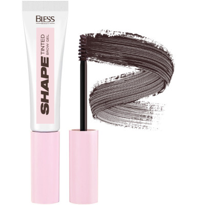 Тінтуючий гель для брів Tinted Shape Brow Gel Bless Beauty 02 Brunette