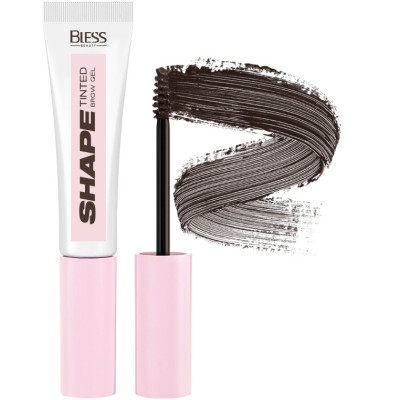 Тинтующий гель для бровей Tinted Shape Brow Gel Bless Beauty 03 Dark Brunette