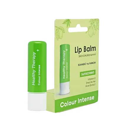 Бальзам для губ Colour Intense LIP BALM HEALTHY THERAPY 5 г 001 Канабис и лимон