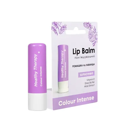 Бальзам для губ Colour Intense LIP BALM HEALTHY THERAPY 5 г 005 Ромашка и лаванда