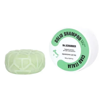 Твердый шампунь для волос Solid Shampoo Ciao Italia Mr.Scrubber 100 г