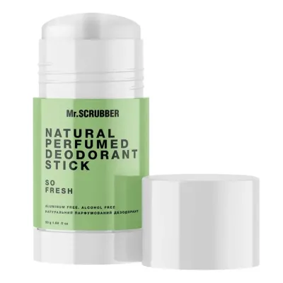 Дезодорант парфюмированный Natural Perfumed Deodorant Stick So Fresh Mr.Scrubber 50 г
