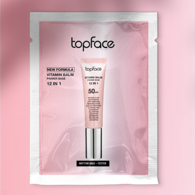 Праймер-основа для лица 12 в 1 "Vitamin Balm Primer Base" Topface PT473 САШЕ