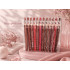 Набор карандашей для губ с точилкой Flormar matte color lipstick (12 шт) ЯРКИЕ