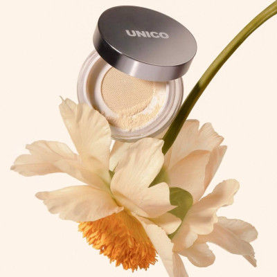 Бежева відтіночна фінішна пудра для обличчя Eclair Setting & Finishing Powder Unico 10 г