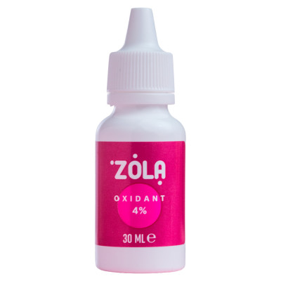 Окислювач для фарби для брів 4% Oxidant Zola 30 мл